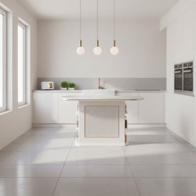 Moderne eettafel eettafel tafel hout beige eetkamer houten tafel