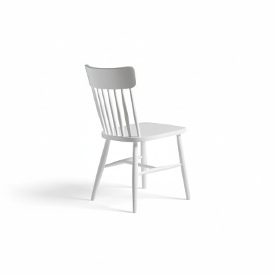 Eetkamerstoelen Groep Houten Stoelen Keukenstoelen Set 4-delig Wit Hout