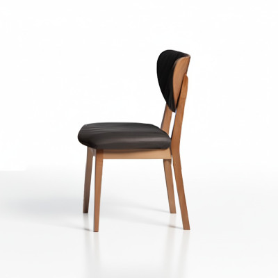 Houten set eetkamer eettafel stoelen 7-delig bruin eethoek