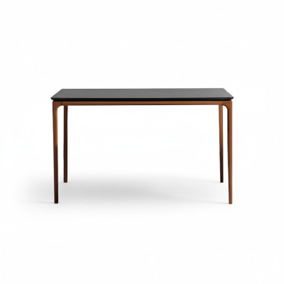 Klassieke eettafel eettafel bruin houten houten tafel 130 cm