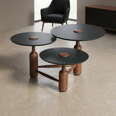 Volledige salontafel koffietafel bijzettafel hout bruin