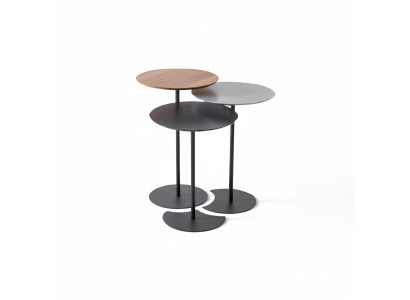 Bijzettafelset Salontafel Koffietafel Bankettafel Zwart Tafel