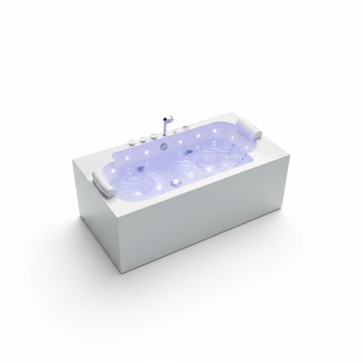 Whirlpool LED Wanne Spa Binnenkuip Whirlpool Hydrotherapie