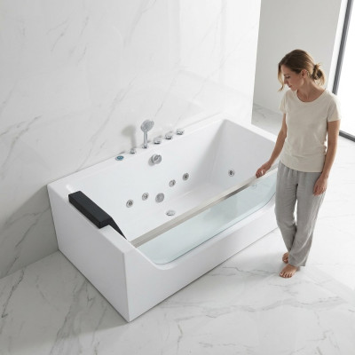 Bad Whirlpool Badkuip Bubbelbad Massagestralen Wellness Comfort