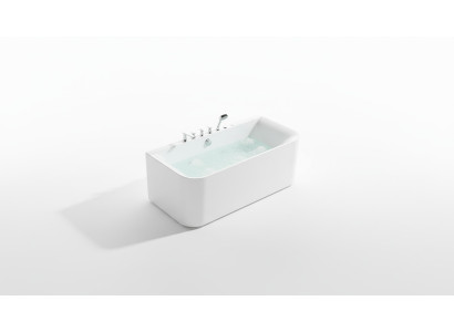 Badkuip Spa Badkamer 170x80 Badkuipen Wit Acryl Armaturen