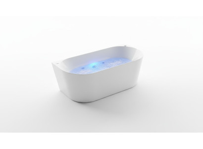Ontspannende Wandre Spa Binnenbadkuip Whirlpool Wit .