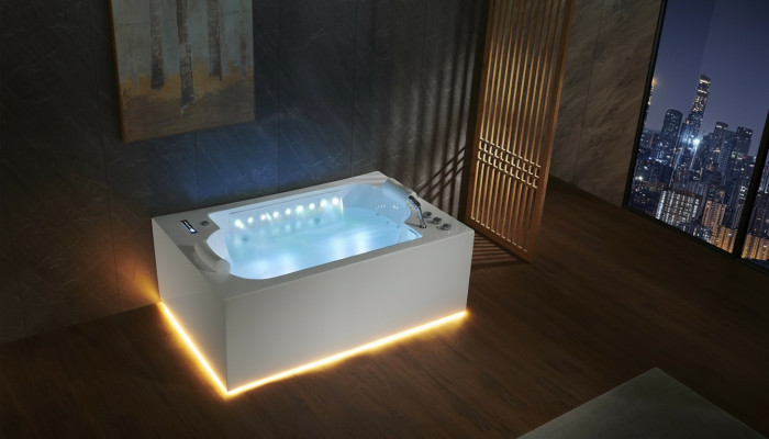 Badkuip Binnenzwembad Whirlpool Badkuip Spa Badkuip LED 180x120