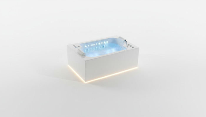Badkuip Binnenzwembad Whirlpool Badkuip Spa Badkuip LED 180x120