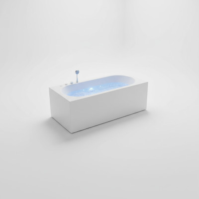 Luxe bad whirlpool bubbelmassage jets ligbad whirlpool LED