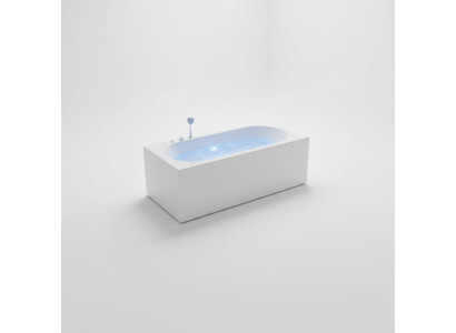 Luxe bad whirlpool bubbelmassage jets ligbad whirlpool LED