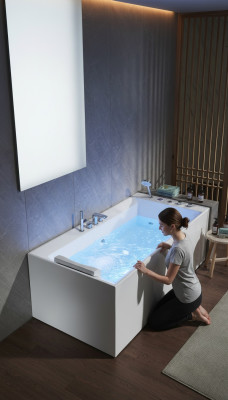 Ontwerp badkuip bubbelbad whirlpool bad luxe bad wellness