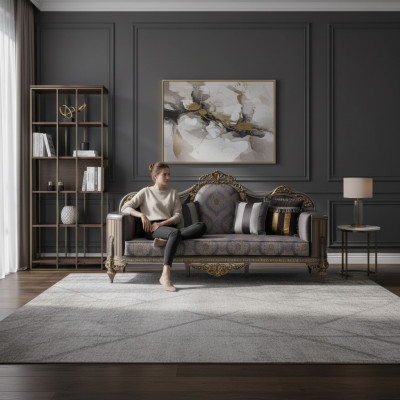 Bank in klassieke stijl met Chesterfield-design voor de woonkamer
