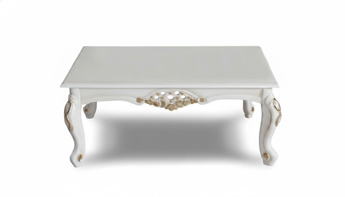 Salontafel Tafel Luxe Tafel Woonkamer Ontwerptafels Rechthoekig Wit