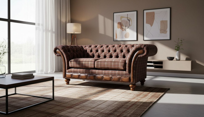 Chesterfield tweezitter meubels 2-zitsbank bank bekleding loungebanken  Chesterfield tweezits meubels 2-zitsbank bank bekleding loungebanken