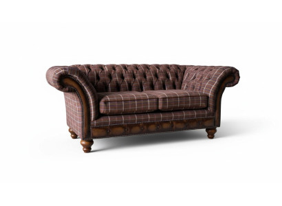 Chesterfield tweezitter meubels 2-zitsbank bank bekleding loungebanken  Chesterfield tweezits meubels 2-zitsbank bank bekleding loungebanken