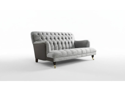 Designbank 3-zits Chesterfield Bank Bekleding Design Woonkamer Nieuw