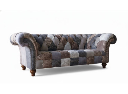 Dries-zitsbank Zitkussen Chesterfield Stof Bank Modern Meubilair Nieuw