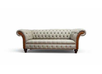 Chesterfield bank gestoffeerd ontwerp luxe bank klassieke bank 3-zits