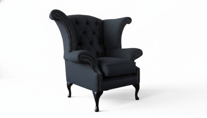 Chesterfield textiel gestoffeerde bank ontwerp bank fauteuil 1 zit oorfauteuil  Chesterfield textiel gestoffeerde bank ontwerp bank fauteuil 1 zit oorfauteuil