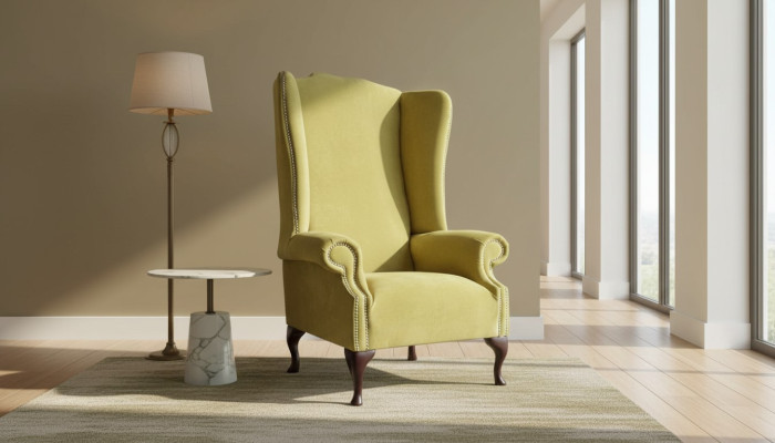 Fauteuil Textiel Stof Oorfauteuil Meubels Nieuw Woonkamer Modern Luxe Design