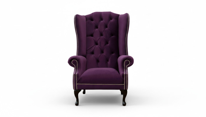 Ohrensessel Stoel Ontwerp Beklede Bank Bank Chesterfield Textiel Nieuw
