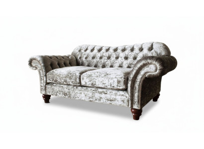 Chesterfield stoffen bank 2-zits bank ontwerp luxe stoffen bankstellen