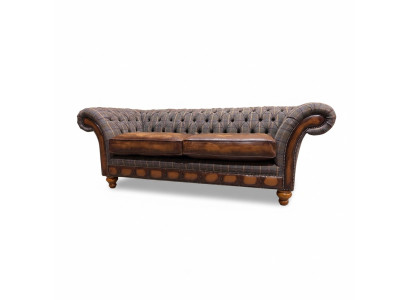 Woonkamer Modern Bankstel 3-zits Design Stijl Meubilair Chesterfield Bankstellen Grijs Nieuw