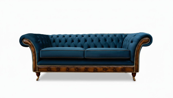 Ontwerp driezitsbank gestoffeerde bank Chesterfield kamermeubels zitten
