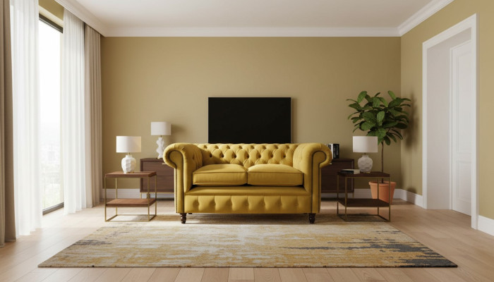 Bank bekleding Banken Nieuwe Bank 2-zits Design Chesterfield Stofbank