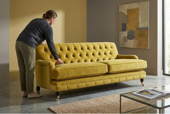 Bankstel 3 zits stof Driepersoonsbanken Luxe woonkamerbank Textiel