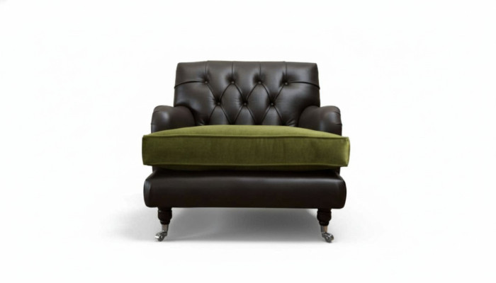 Chesterfield fauteuil ontwerp gestoffeerde bank bank Chesterfield leer