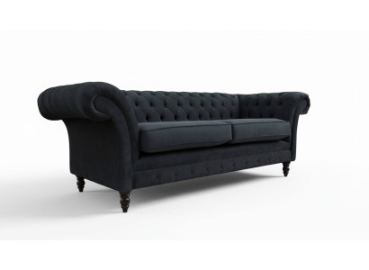 Chesterfield Roze Nieuwe Driepersoons Stoffen Design Bank Gestoffeerde Bank Nieuw