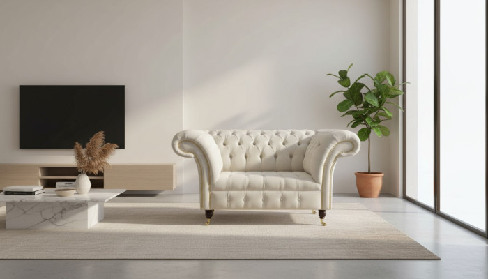 Bankstel 1,5-zitsbank Ontwerp Bank Modern Textiel Stof Nieuw