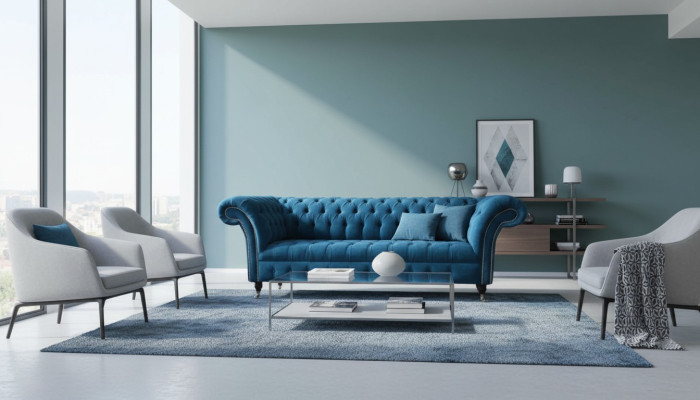 Dries zits bank gestoffeerde Chesterfield bank design banken banken textiel