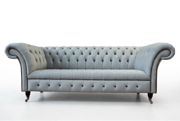 Bankstel 3-zits Luxe Chesterfield lederen banken Luxe designbank Nieuw