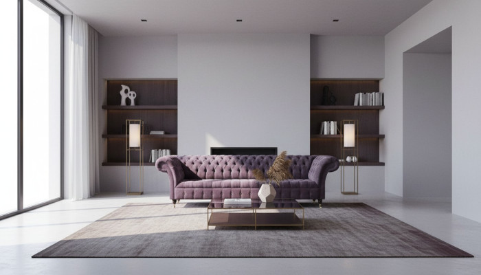 Sofa 4-zits bank Bekleding Ontwerp Stof Woonkamer Ontwerp Meubilair Nieuw