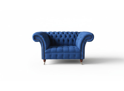 Ontwerp Fauteuil Stoffen Luxe Bank 1,5-zits Bank Ontspan Relax Lounge Club Nieuw
