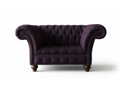 Ontwerp Chesterfield Stoffenbank Fauteuil 1,5-zits gestoffeerde banken Lounge