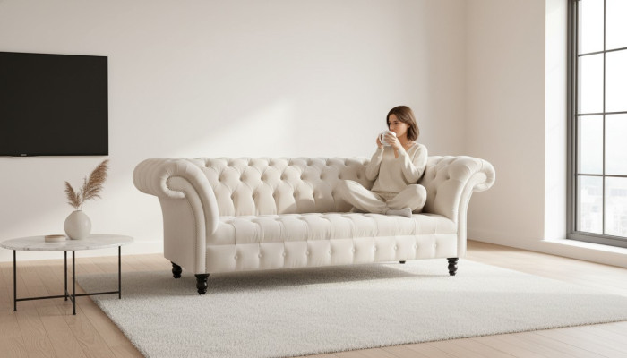 Bankstel 3-zitsbank Bankstellen Bank Bekleding Moderne stoffen sofa Zitplaats Driepersoons Nieuw