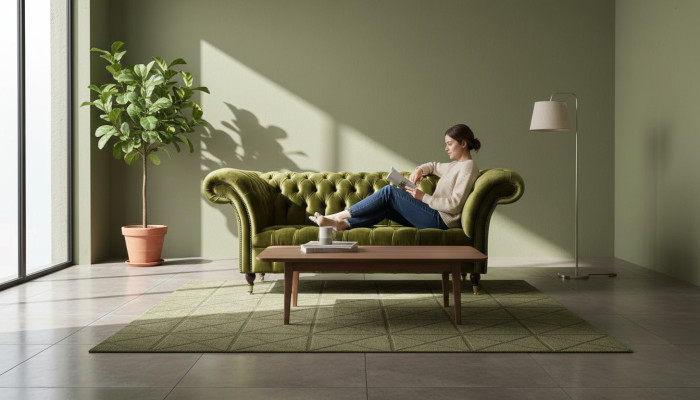 Chesterfield bankstel 2-zits bankstellen luxe gestoffeerde bankstellen luxe design bankmeubelen