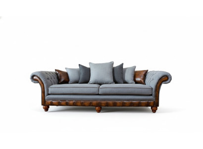 Sofa Bank Stof Bekleding Banken Bankstellen Woonkamer Ontwerp 4-zits Nieuw