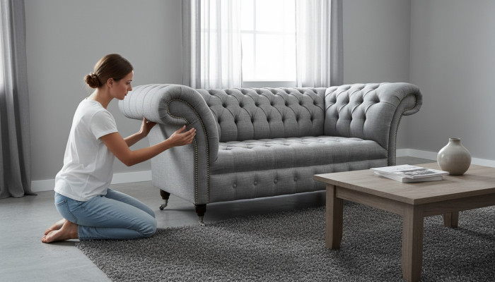 Chesterfield tweezitsbank gestoffeerd bankstel textielbank textiel luxe  Chesterfield tweezitsbank gestoffeerd bankstel textielbank textiel luxe