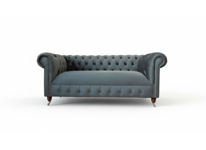 Chesterfield stoffen bank 3-zits driezitter luxe meubelontwerp lounge
