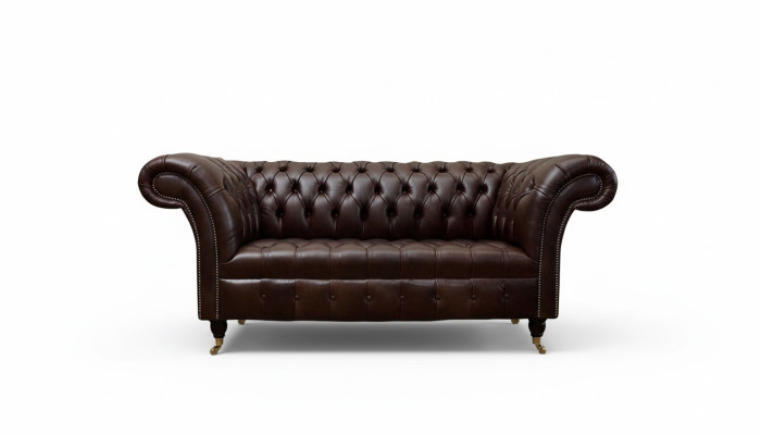 Sofa Bank Chesterfield Bekleedbanken 2-zits Lederen Stoffen Lounge Nieuw