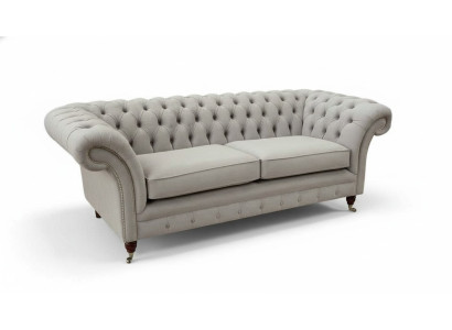 Chesterfield 3-zits Relax Lounge Bank Stof Beklede Bank Stof Bankstellen