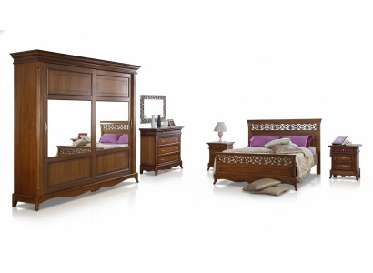 Bed 2x Nightstands 6-piece Bedroom Design Modern Luxury Bedroom.
