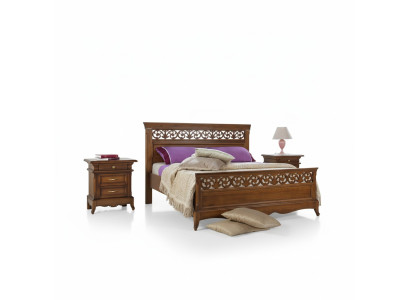 Bed 2x bedside tables 3-piece bedroom set Design Modern Luxury Beds