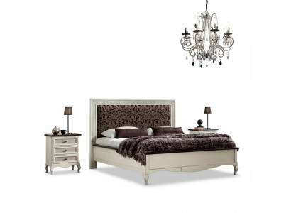 Ontwerp slaapkamer 3-delig. Bed 2x nachtkastje luxe beddenset meubels nieuw
