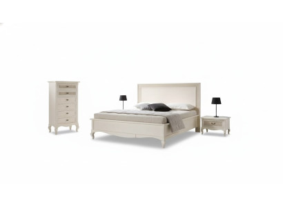 Bed 2x Nightstands 4-piece Bedroom Set Furniture Chest of Drawers Luxury New