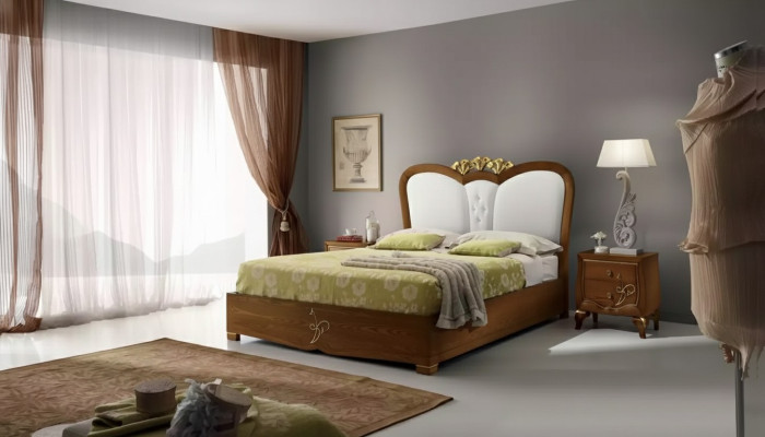 Slaapkamer set Bed + 2x Nachtkastjes Bedden Italiaanse meubels 3-delig.